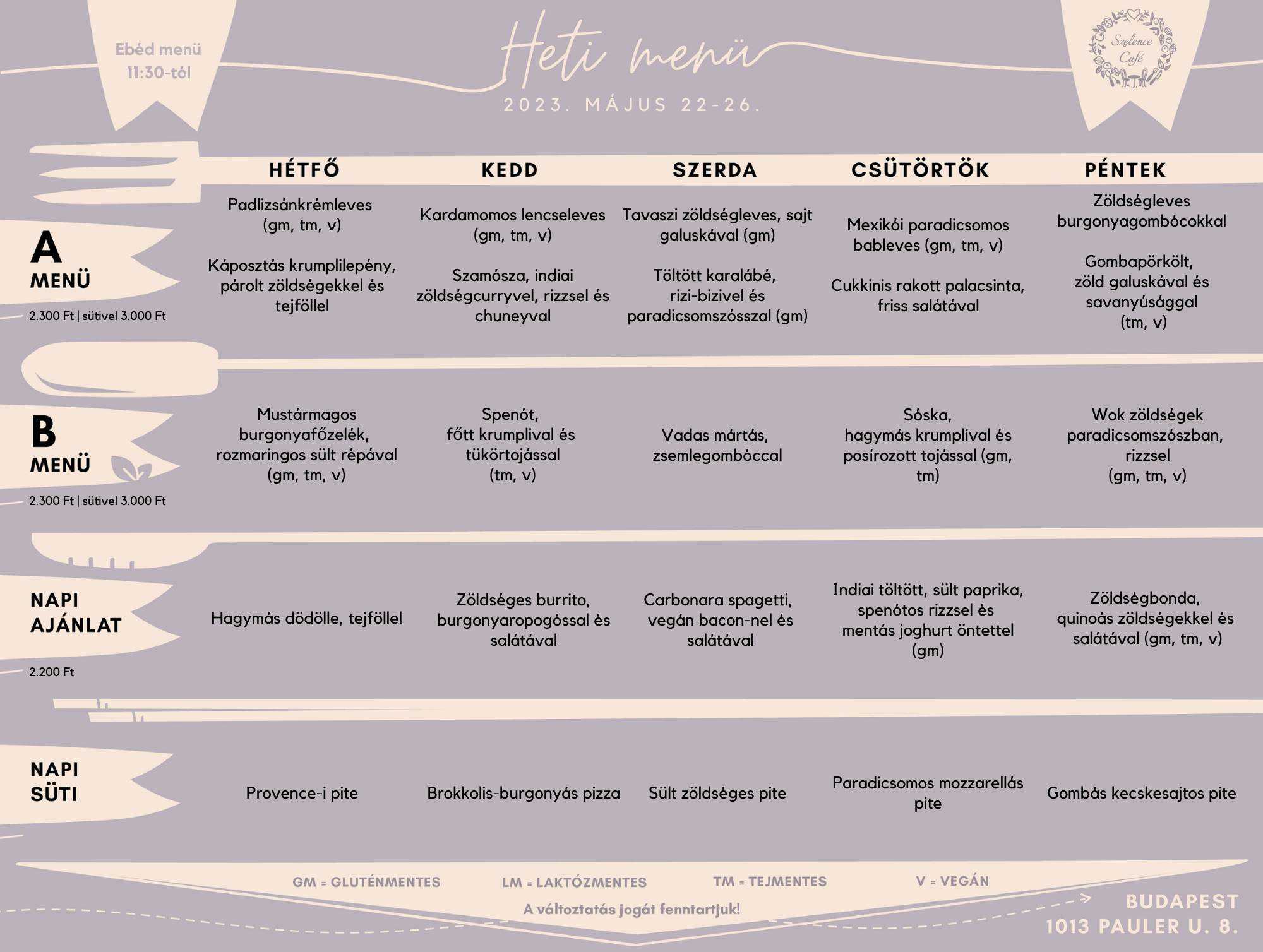 Heti menü