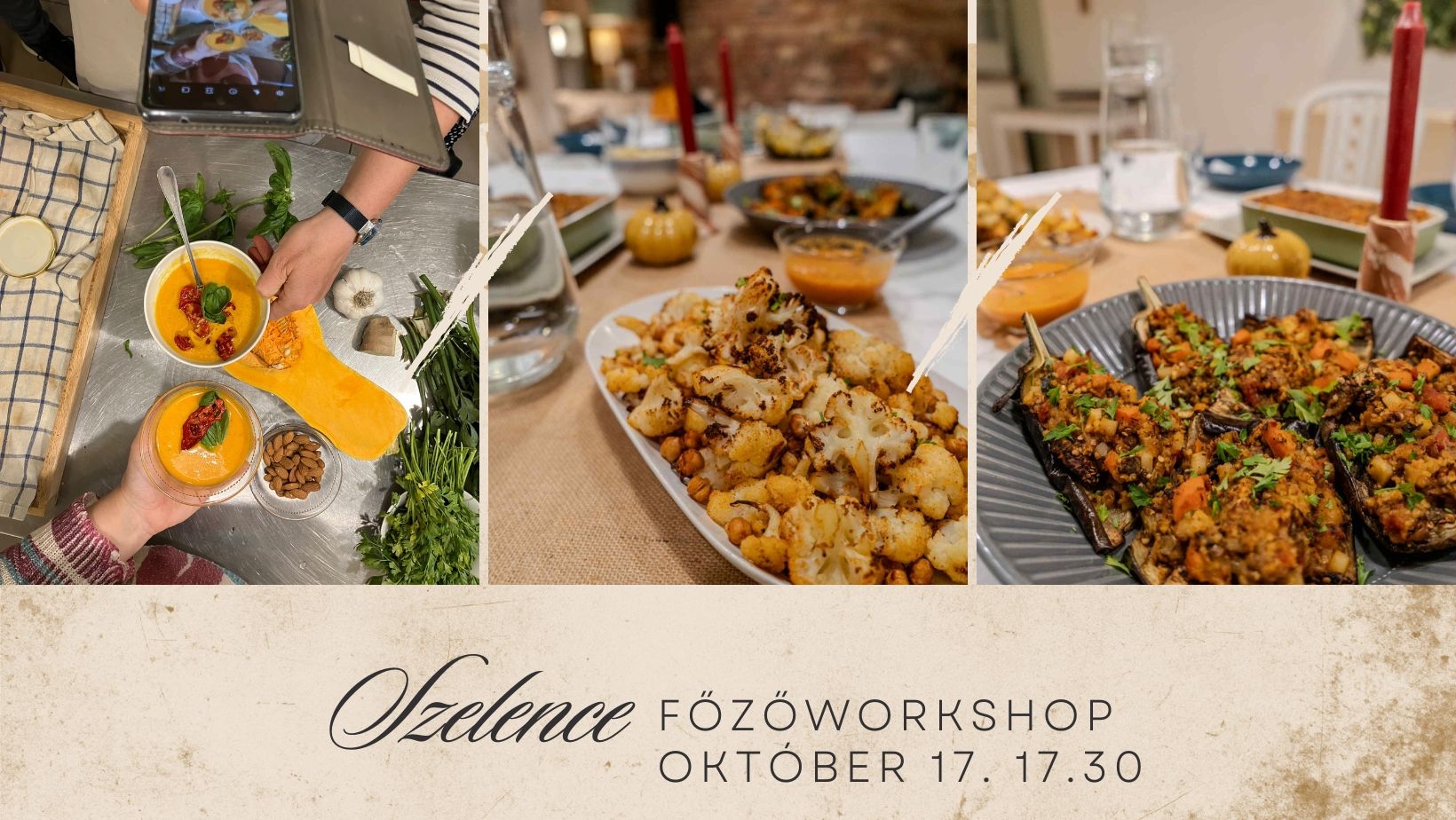  Főzőworkshop - október 17. péntek, 17.30